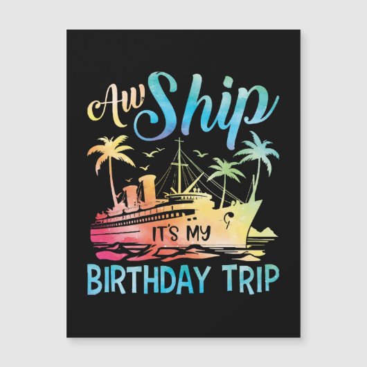 Het schip is mijn verjaardagsreis (Voorkant)