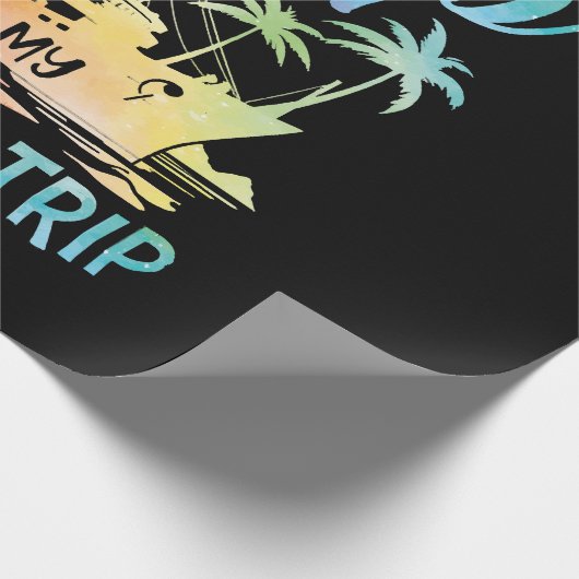 Het schip is mijn verjaardagsreis cadeaupapier (Hoek)