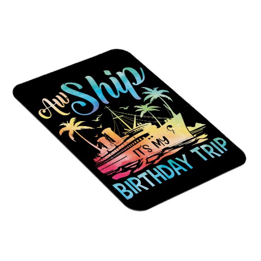 Het schip is mijn verjaardagsreis magneet (Rechterzijde)
