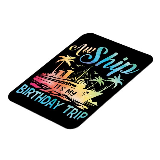 Het schip is mijn verjaardagsreis magneet (Linkerzijde)