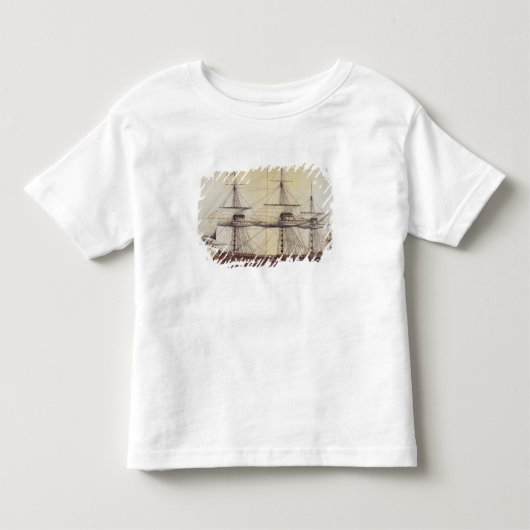 Het schip "La Ville de Paris" Kinder Shirts (Voorkant)