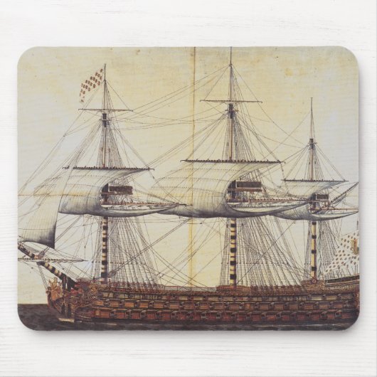 Het schip "La Ville de Paris" Muismat (Voorkant)