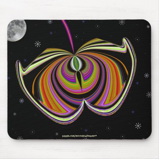 Het Schip Mousepad van de maan Muismat (Voorkant)