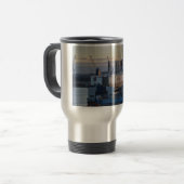 Het schip Neptune Horizon Travel Mug Reisbeker (Voorkant links)