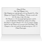 Het schip Portpatrick 1900s (Binnen Horizontaal (Boven))