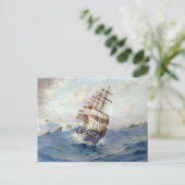 Het schip Portpatrick 1900s Briefkaart (Staand voorkant)