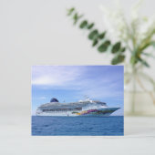 Het Schip van de cruise Briefkaart (Staand voorkant)