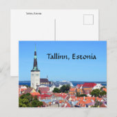 Het Schip van de cruise in Tallinn, Estland Briefkaart (Voorkant / Achterkant)