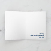 Het Schip van de Cruise van Kerstmis droomt een Feestdagen Kaart (Binnen)