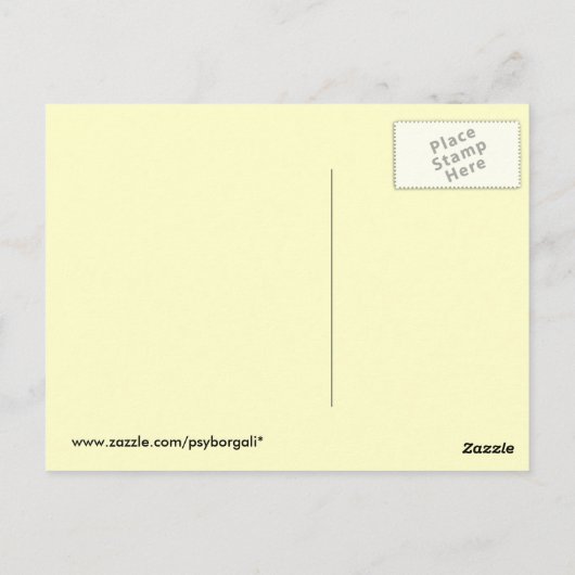 Het Schip van de piraat Briefkaart (Achterkant)