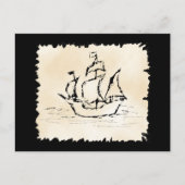 Het Schip van de piraat Briefkaart (Voorkant)