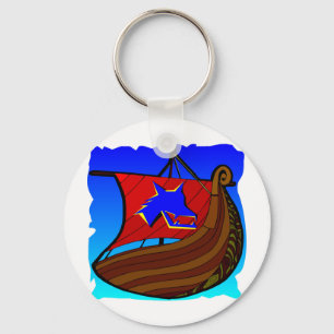 Het Schip van het Kombuis van Viking #003 Sleutelhanger