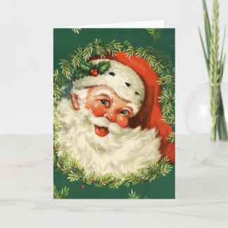 Het schitterende Vintage Afbeelding van de Feestdagen Kaart