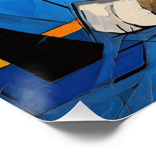 Het Schnauzer Hondenportret 004 - Sable Gabriel Perfect Poster (Hoek)