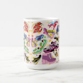 Het schoenen patroon koffiemok (Center)