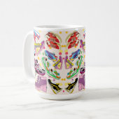 het schoenenpatroon koffiemok (Voorkant links)