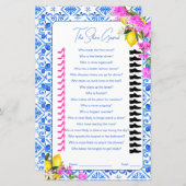 Het schoenenspel Vrijgezellenfeest spel (Voorkant / Achterkant)