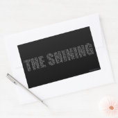 Het schonen rechthoekige sticker (Envelop)