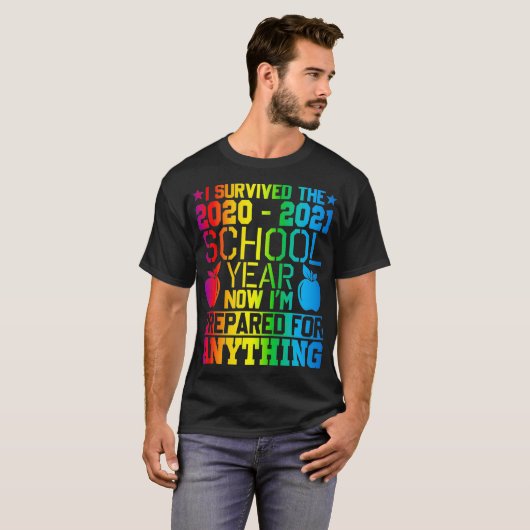 Het schooljaar 2020 2021 dat ik heb voorbereid voo t-shirt (Voorkant volledig)