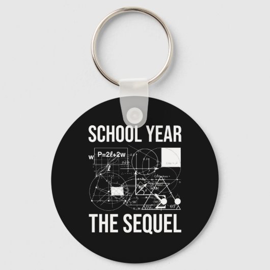 Het schooljaar is het vervolg sleutelhanger (Voorkant)