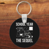 Het schooljaar is het vervolg sleutelhanger (Voorkant)