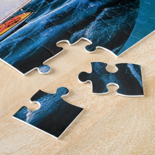 Het Schooner-jacht "Amerika" door James Bard Legpuzzel (Zijkant)