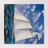 Het Schooner-jacht "Amerika" door James Bard Legpuzzel (Horizontaal)