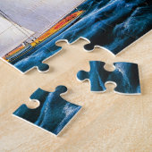 Het Schooner-jacht "Amerika" door James Bard Legpuzzel (Zijkant)