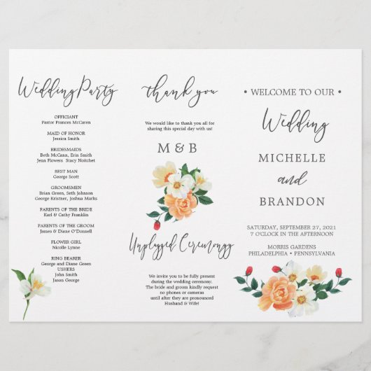 Het schoonheidsprogramma van het Boerhuwelijk van  Flyer (Voorkant)