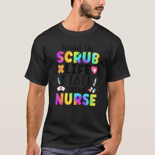 Het Schoonmaakleven STNA Gecertificeerde Verpleegk T-shirt (Voorkant)