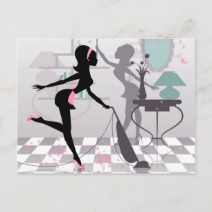 Het Schoonmaken van de lente Briefkaart