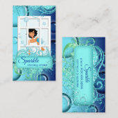 Het schoonmaken van de spleetjes visitekaartje (Voorkant / Achterkant)