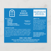 Het Schoonmaken van het venster Gewapend Venster B Flyer (Voorkant)