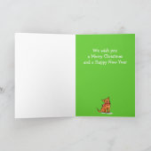 Het schoonmaken van het Wenskaart van het Vakantie Feestdagen Kaart (Binnen)