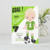 Het schoppen van 1 de Kaart van de Uitnodiging van (Staand voorkant)