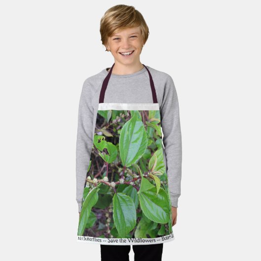 Het Schort Butterflies Mamaki opslaan (Gedragen)