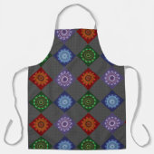 Het Schort Elementen Mandalas All-Over Print (Voorkant)