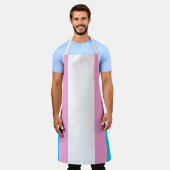 Het Schort van Trans Pride Chef (Gedragen)