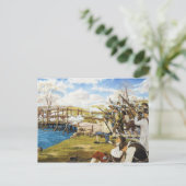 Het schot 'om de Wereld Domenick D'Andrea wordt Briefkaart (Staand voorkant)