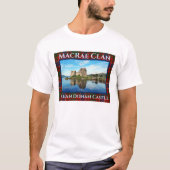 Het Schotse kasteel van de Donan Eilean MacRae Cla T-shirt (Voorkant)