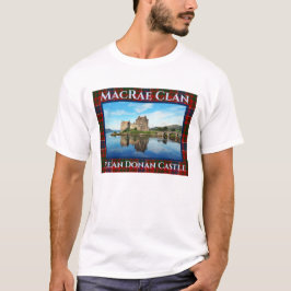 Het Schotse kasteel van de Donan Eilean MacRae Cla T-shirt