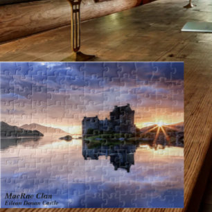 Het Schotse kasteel van MacRae Clan, Eilean Donan  Legpuzzel