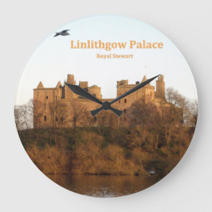 Het Schotse Linlithgow Palace Royal Stuart Stewart Grote Klok