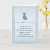 Het Schotse Mooie Geheugen van de Sympathie van de Kaart (Gele Bloem)