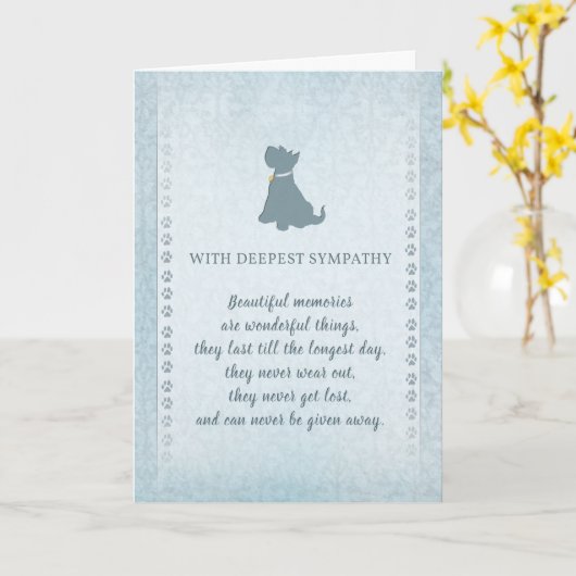 Het Schotse Mooie Geheugen van de Sympathie van de Kaart (Gele Bloem)