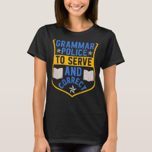 Het schrijven backprint voor auteurs en schrijvers t-shirt