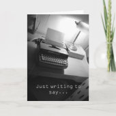 Het Schrijven enkel Kaart (Voorkant)