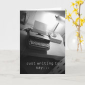 Het Schrijven enkel Kaart (Gele Bloem)