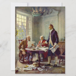 Het schrijven van de Onafhankelijkheidsverklaring  Kaart