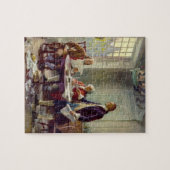 Het schrijven van de onafhankelijkheidsverklaring  legpuzzel (Horizontaal)